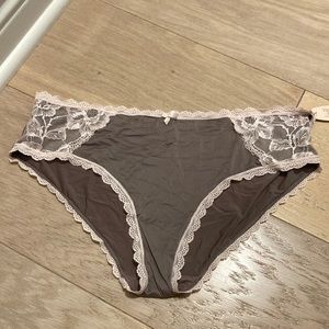 Victoria secret taupe hiphugger panties- Size XL NWT
